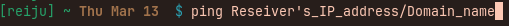 ping command